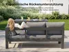 MeXo Gartenlounge Set Aluminium 5-teilig, L-Form Sofa mit Produktbild-Vorschau 8