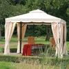 Dach Pavilion Dubai 3 x 3 mocca Polyester 250 g/m²,PU-bes Produktbild-Vorschau 3