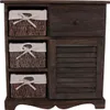 Komoda Szafka z 3 koszami 63x60x30cm, styl shabby, vintage Podgląd zdjęcia produktu 3