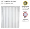 WENKO Sprchový závěs Vana proti plísním 120x200 Uni White Náhled obrázku produktu 4