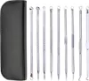 9 Stück Edelstahl Pickel Extractor Tool Set Mitesser Produktbild-Vorschau 1