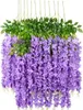 EDIBAZZAR | 12 pezzi Glicine per ghirlanda fiori pendenti Anteprima dell’immagine prodotto 7
