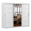 Armoire à portes coulissantes Armoire 250cm blanc/blanc Voir les images du produit 3