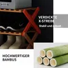Schuhregale, mit 4 Ebenen, aus Bambus, Schuhschrank, Produktbild-Vorschau 7