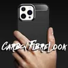 NALIA Carbon Look Case für iPhone 13 Pro, Schwarz Silikon Produktbild-Vorschau 2