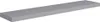 Schwebendes Wandregal Grau 120x23,5x3,8 cm MDF Produktbild-Vorschau 2