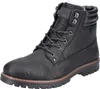 A studio shot of a black leather boot. Anteprima dell’immagine prodotto