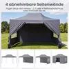 COSTWAY Pop up Pavillon 3x4,5m, Faltpavillon wasserdicht Produktbild-Vorschau 5