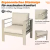 MeXo Gartenmöbelset, Loungeset Aluminium für 6-7 Personen Produktbild-Vorschau 4
