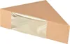 50 Sandwichboxen, Pappe mit Sichtfenster aus PLA 12,3 cm x Produktbild-Vorschau 1
