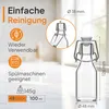 48x Glasflasche 100ml Flaschen zum Befüllen Einmachgläser Produktbild-Vorschau 7