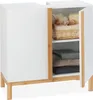 Relaxdays Waschbeckenunterschrank, 2 Fächer, Badschrank MDF Produktbild-Vorschau 1
