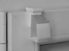 Fensterhaken weiß mit Batteriehalter, Batteriefachhalter Produktbild-Vorschau 3