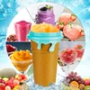 Slushy Becher 500 ml im Eiswaffel-Design – Produktbild-Vorschau 8