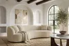 riess-ambiente Modernes Sofa ATELIER 230cm beige Bouclé Produktbild-Vorschau 6