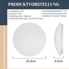 ZMH Deckenlampe LED 12W Deckenleuchte Ø25cm Produktbild-Vorschau 2
