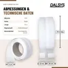 Dalsys Weichsockelleiste selbstklebend 15m Weiß Produktbild-Vorschau 2
