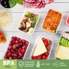 Zestaw pojemników na żywność YASHE, 8 sztuk, plastikowe Podgląd zdjęcia produktu 4