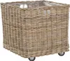 KRINES HOME Pflanzkorb eckig groß Rattan XXL Pflanzkübel Produktbild-Vorschau 1