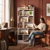 Bücherregal Bücherschrank 6 Fach Standregal, 24 x 80 x 170 Produktbild-Vorschau 3
