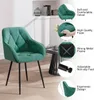 WOLTU Jedálenská stolička, ergonomické kreslo, zo zamatu, Náhľad obrázku produktu 5