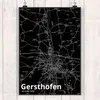 Mr. & Mrs. Panda Bild Gersthofen DIN A3 - Geschenk, Produktbild-Vorschau 2