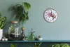 Holzuhr 20fi cm wanduhr - Magnolia Blume Blumen Produktbild-Vorschau 2