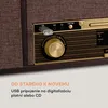 auna Belle Epoque 1912, retro gramofón, CD, BT, USB, Náhľad obrázku produktu 5