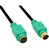 InLine PS/2 Verlängerung, Stecker / Buchse, PC99, grüne Produktbild-Vorschau 3