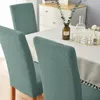 Stuhlhussen - 6 Stück - Mintgrün Jacquard - Universeller Produktbild-Vorschau 9