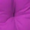 A close-up view of a tufted purple cushion, showing the texture and stitching. Produktbild-Vorschau
