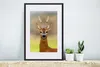 MuchoWow® MuchoWow® Gerahmtes Poster Hirsch - Geweih - Produktbild-Vorschau 4