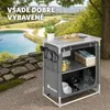 Kempingová kuchyňa Premium s 2 priehradkami skladacia 76 x Náhľad obrázku produktu 9
