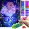ARTULIO - Diamond Painting Set - Delfine bei Nacht mit Produktbild-Vorschau 1