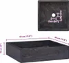 vidaXL Lavabo noir 40x40x10 cm marbre Voir les images du produit 6