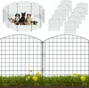 XMTECH Teichzaun Gartenzaun Metall Steckzaun Hundezaun mit Produktbild-Vorschau 1