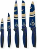 NFL Los Angeles Rams Küchenmesser 5-teilig Set Football Produktbild-Vorschau 1