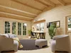 Palmako Gartenhaus Irene 21,9+5,2 m² - 44 mm grau Produktbild-Vorschau 3