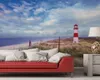 Wallario Premium Vliestapete Fototapete Leuchtturm am Produktbild-Vorschau 2