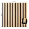 Homestyle4u Akustikpaneele Holz 60x60 cm 2er Set Produktbild-Vorschau 3