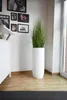 VIVANNO Vase de sol en fibre de verre SOLERIO Rond, blanc Voir les images du produit 8