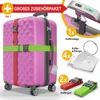 ONBEST Hartschalen Koffer Set | 4-teilig Pink | mit Produktbild-Vorschau 7