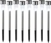 HI Gartenleuchte LED Solar 8 Stk. Edelstahl Produktbild-Vorschau 6