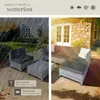 tectake® Aluminium Rattan Lounge wetterfest und Produktbild-Vorschau 6