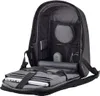 An open black backpack with laptops and accessories inside. Produktbild-Vorschau