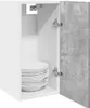 vidaXL Hängeschrank Lyon Betongrau 30x31x60 cm Produktbild-Vorschau 2
