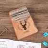 Kvalitní kalimba z mahagonu, sada afrických hudebních Náhled obrázku produktu 2