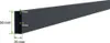 Doppelflügeltor aus Aluminium 3m ANTELAO H.110cm grau Produktbild-Vorschau 9