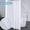 Furlinic Duschvorhang 180x210cm Weiß Wasserdicht mit 12 Produktbild-Vorschau 4
