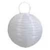 Design Solar LED Lampion Weiß 30cm Lichtsensor Nylon Produktbild-Vorschau 2